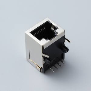 Connecteur RJ45 femelle 8P8C, prise réseau multi-positions, joint intégral, tout en plastique, contact en cuivre, IP20, connecteur rectangulaire - Product Image 3