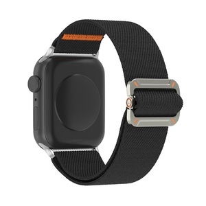 2025 nuovo cinturino elastico in Nylon intrecciato per orologio <span class=keywords><strong>Apple</strong></span> <span class=keywords><strong>Watch</strong></span> series 42 44 <span class=keywords><strong>45</strong></span> 49 mm cinturino in Nylon intrecciato doppio anello - Product Image 2