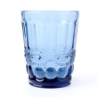 Verre à vin bleu le plus vendu, forme ronde, style américain, cadeau de rentrée scolaire inspiré des gobelets