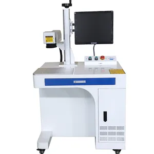 Machine de marquage laser à fibre imprimée 3d, marquage facile de marquage pour métal, tuyaux, plastique, étiquettes, porte-clés, stylo