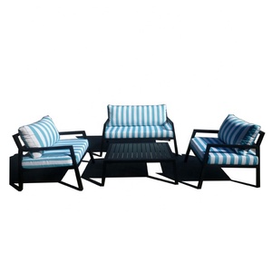 Sofá de Jardín con Estructura de Aluminio Lavable, Sofá Seccional Impermeable para Exteriores, Sofá Pequeño para Patio Trasero, Sofá para Hotel, Venta al por Mayor, Sofá para <span class=keywords><strong>Terraza</strong></span> de Villa - Product Image 2