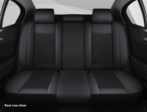 Funda de Asiento de Cuero de Lujo Moderna Marcan, Funda Completa para Cinco Plazas, Cojines para Todas las Estaciones, Accesorios Universales para Automóviles, Asiento Original - Product Image 5