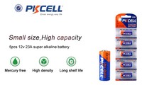 Batterie alcaline super haute qualité PKCELL 12v non rechargeable 23A A23 LR23A