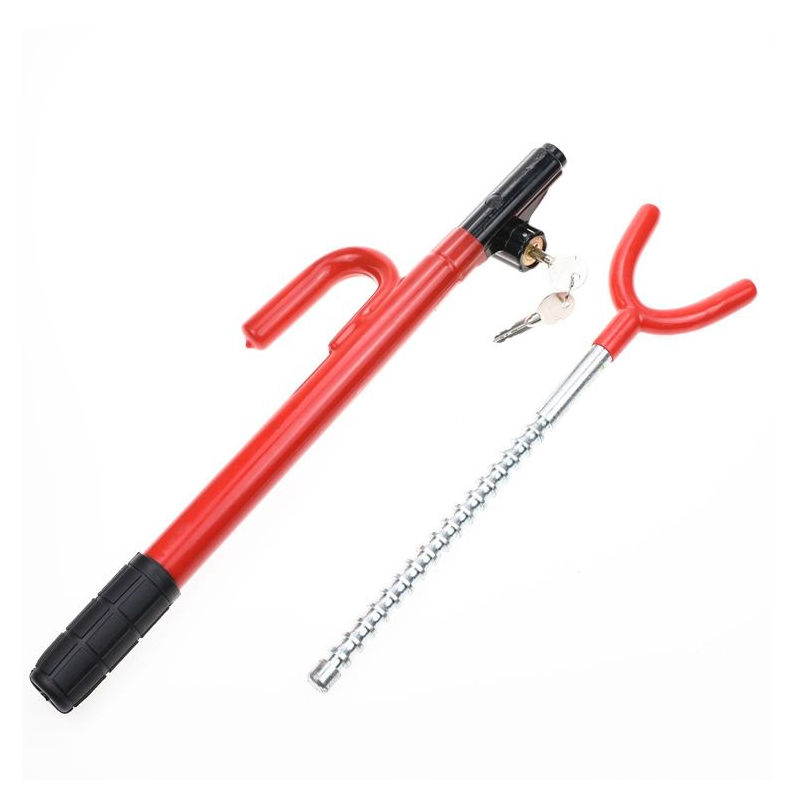 FITOP A13104 Car Anti-Theft Security Steering Wheel Lock - Universal Fit, Adjustable Length
