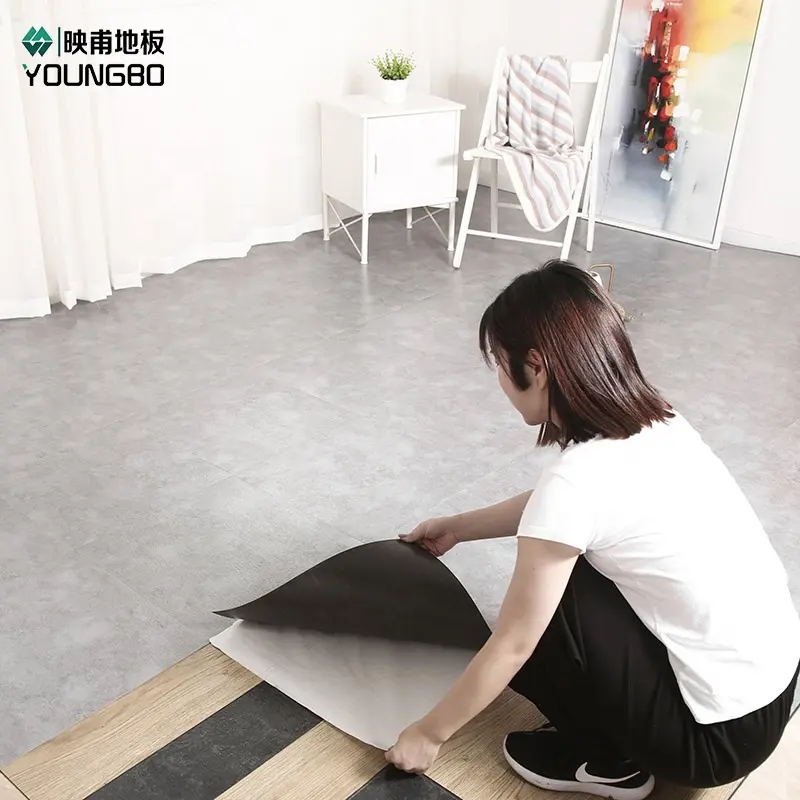 Luxury LVT Self Adhesive Floor Super Toughness Vinyl Plastic Floor Plank Tiles PVC Peel and Stick Flooring