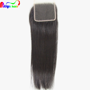 Prêt à Expédier HD Mince Dentelle Fermeture 4x4 Délié Naturel Pré Plumé Brut Vietnam Cheveux Os Fermeture Droite Et <span class=keywords><strong>Film</strong></span> Frontal HD - Product Image 1