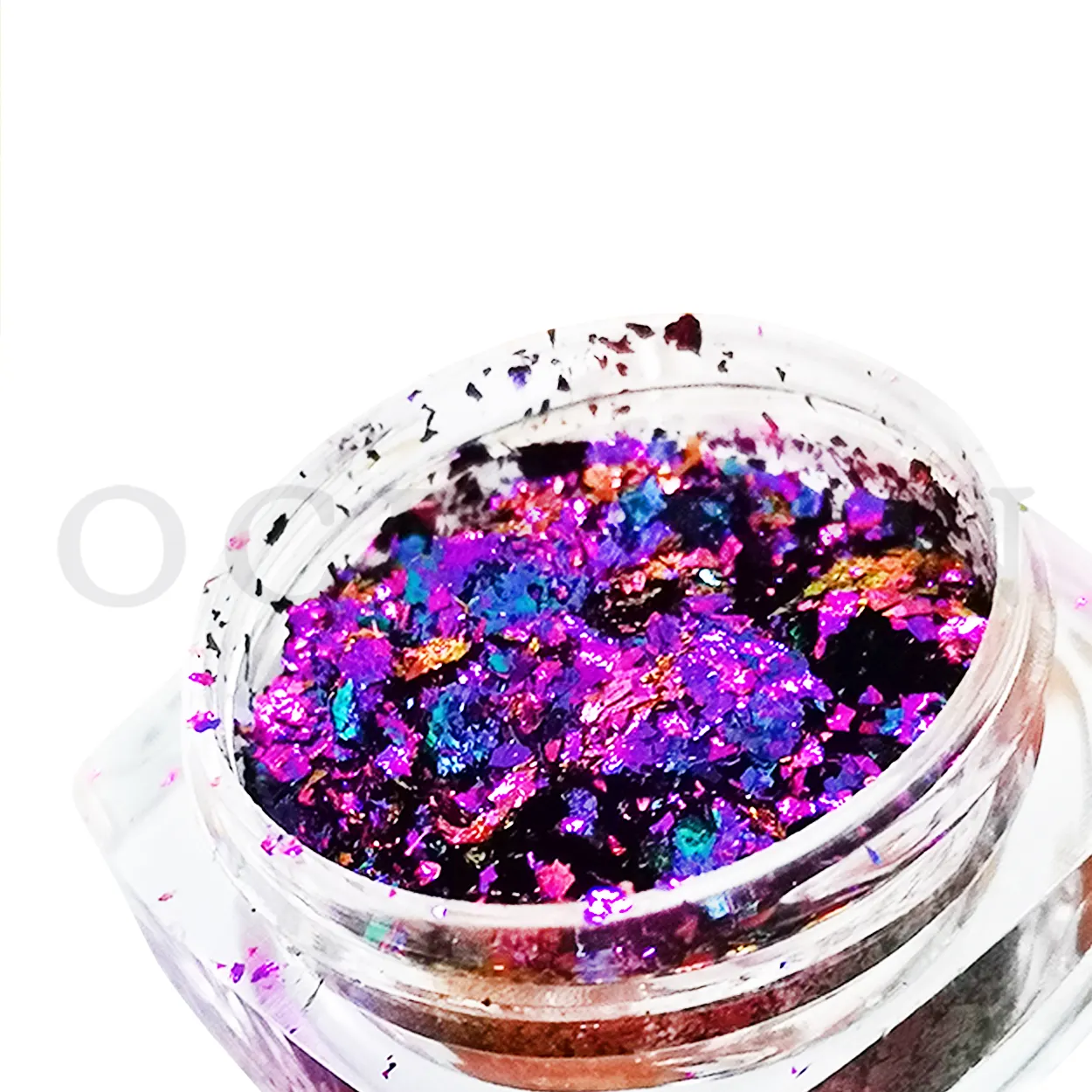 Chameleon Grado Cosmetico di Bellezza Effetto Unghie Glitters Perlescente Polvere di Vernice di Colore Laser Dell'ombretto del Pigmento