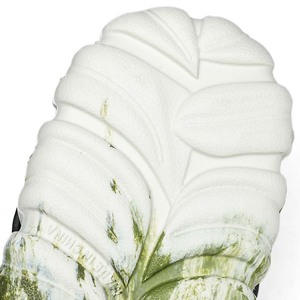 <span class=keywords><strong>Sabots</strong></span> en EVA marbré pour hommes, sandales côtelées futuristes, vert et blanc tourbillonnant, chaussures Techwear, claquettes de jardin à sangle réglable, vente en gros - Product Image 6