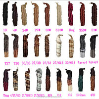 Extensions de cheveux synthétiques Yaki pré-étirées 22 pouces, boucles françaises, 150g, fibre haute température, cheveux courts pour tressage au crochet, boucles françaises