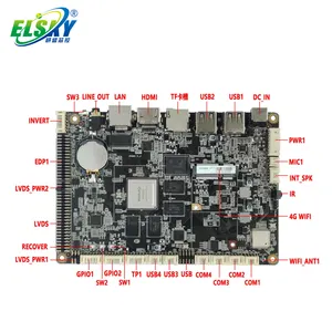 Hot Sale ELSKY Rockchip RK3288 Cortex-A17 Android PCBA Motherboard Digital Signage Android Control Board With LVDS Output