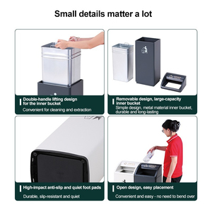 Cao cấp tùy chỉnh màu sắc không gỉ <span class=keywords><strong>bin</strong></span> kẽm mạ bên trong thùng rác thùng cho khách sạn nhà hàng - Product Image 3