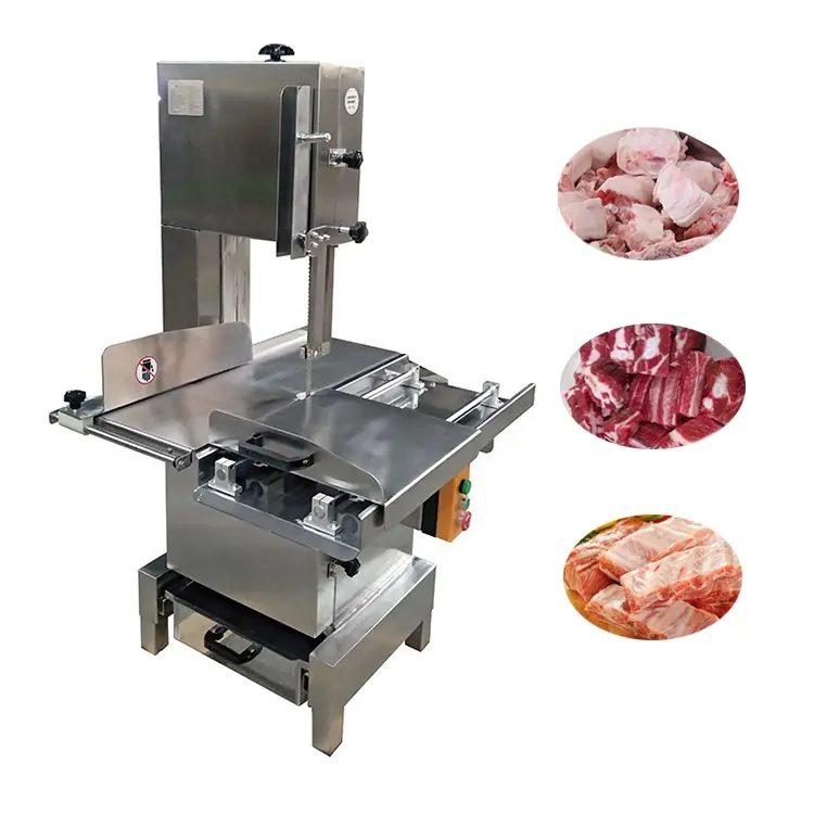 Vendita calda a base di carne sega a nastro bone frantoio trituratore di manzo pesce congelato chopper lama della sega macchina di taglio