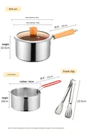 Friteuse en acier inoxydable 304, filtre en métal, outils de cuisine, tempura, frites, pot à soupe, stockage, grande capacité, lave-vaisselle