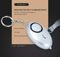 Alarme personnelle LED pour femmes, 130 décibels, multicolores, mini duo, porte-clés, haute sensibilité, certifiée CE, outil de protection individuelle