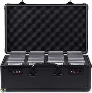 QY Luxury Graded Card <b>Storage</b> Case <b>Waterproof</b> Heavy Duty Slab Carrying <b>Box</b> Large Capacity Display Holder for Collectors - Product Image 4