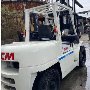 Chariot élévateur TCM d'occasion de 5 tonnes, modèle FD25T3, alimentation CA, haute efficacité, manutention de matériaux d'entrepôt, en vente en stock, en excellent état - Product Image 3