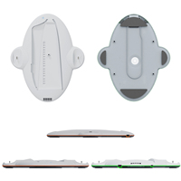 Ventilateur de refroidissement à 3 niveaux et support de charge à LED RVB pour console mince avec port USB en plastique à double contrôleur