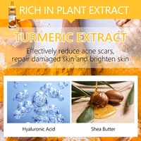 Meilleure lotion corporelle au curcuma 480g pour peaux foncées, acide hyaluronique, beurre de karité, luxe pour peaux noires, lotion corporelle éclaircissante pour femmes, en vrac