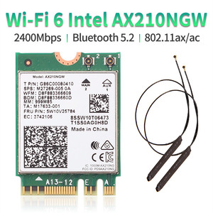 EDUP Offre Spéciale Tri-bande 2.4Ghz/5.8Ghz/6Ghz M.2 Module AX210NGW <span class=keywords><strong>AX210</strong></span> - Product Image 4