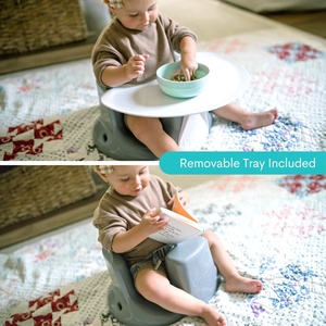 Chaise haute pour tout-petits, table à manger moderne, antidérapante, stable, chaise bébé en mousse PU souple, confortable, salon, cuisine - Product Image 6