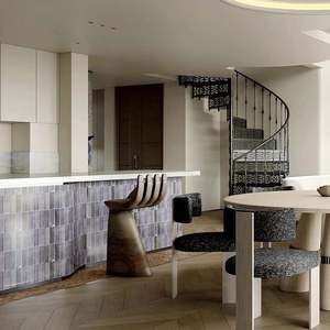 Meubles modernes sur mesure pour toute la maison, pour la conception d'un espace vide de villa, solution unique pour le salon, meubles en bois pour appartement - Product Image 4