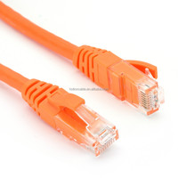 HOTION Factory OEM CAT5E UTP PVC kabel Patch tanpa pelindung AWG24/26 kabel Patch LAN Ethernet untuk rumah perusahaan Laptop PC ritel curah