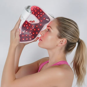 หน้ากากซิลิโคน LED 4 มิติ Wakelife Oem Odm พร้อมฟังก์ชั่นควบคุมด้วยเสียง หน้ากากแสงสีแดง หน้ากากบำบัดด้วยแสงสีแดง - Product Image 2