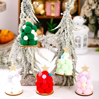 Meilleures ventes : Boules de Noël en peluche style européen-américain, douces, pastel, macaron, écologiques et durables