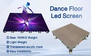 Écran LED de sol interactif tactile étanche IP65 P2.5 P2.9 P3.91 P4.81 P5.2 P6 P6.25 pour scène de danse - Product Image 3