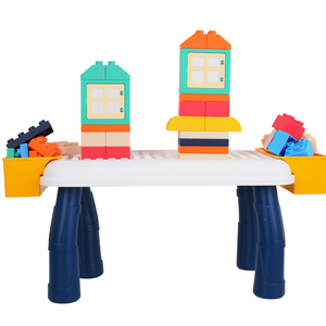 บล็อกตัวต่อพลาสติก DIY เพื่อการศึกษา80ชิ้นโมเดลยางนิ่มของเล่น5-7ปีสำหรับเคี้ยวและเล่น - Product Image 5