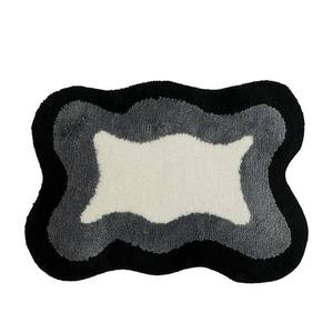 Vente d'usine <span class=keywords><strong>Tapis</strong></span> de salle de bain touffeté Moderne en microfibre polyester Absorbant <span class=keywords><strong>Tapis</strong></span> de douche Facile à laver pour <span class=keywords><strong>appartement</strong></span> Maison Hôtel - Product Image 3