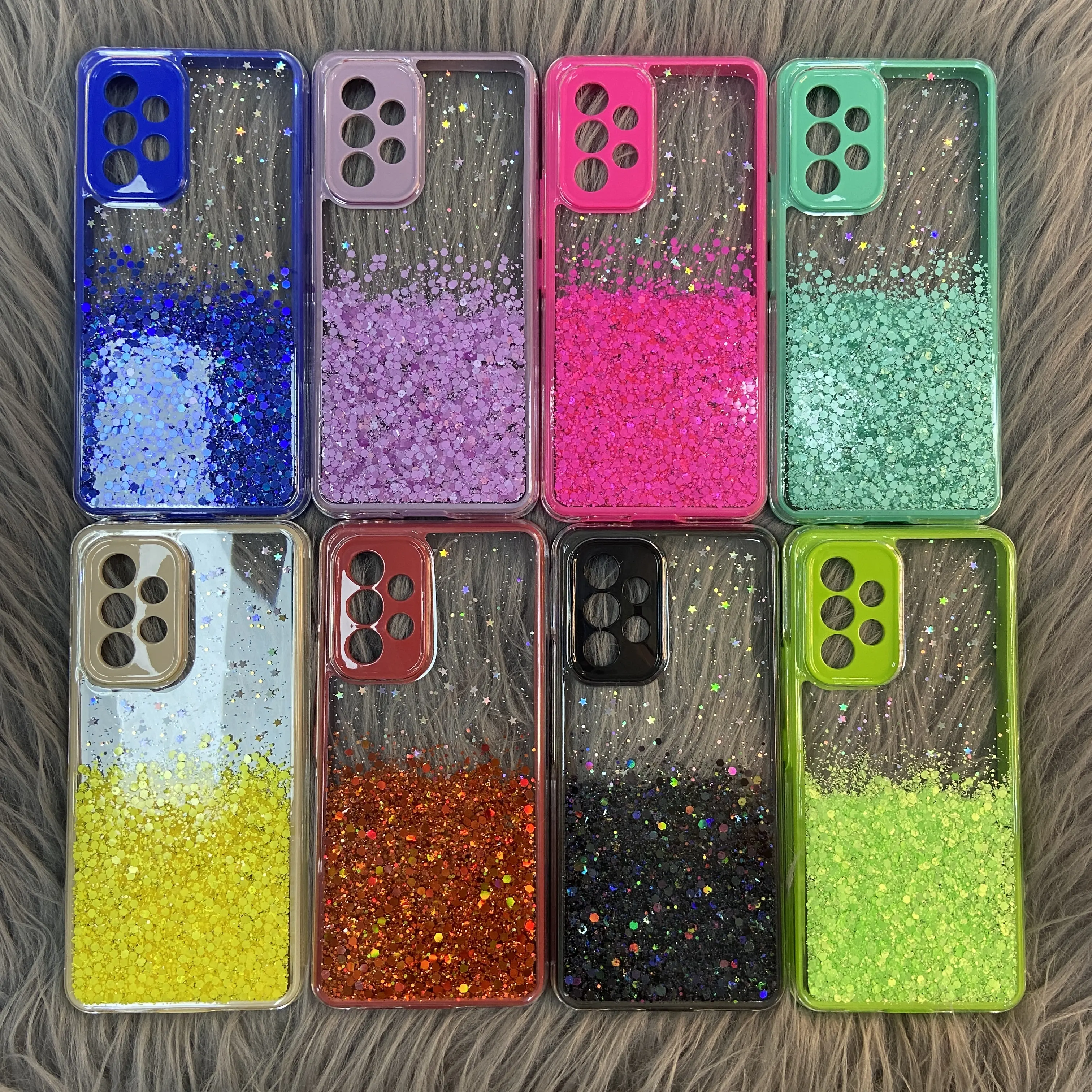Luxury Epoxy Glitter Design Multiple Colors TPU Bumper Cell Phone Case for Iphone 14 13 Pro Max 12 Mini