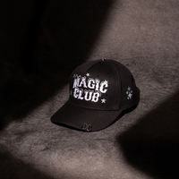 Nueva Gorra Snapback de Calidad con Logotipo Bordado en 3D Negro, Logotipo Personalizado con Pedrería, Gorra Streetwear con Corona