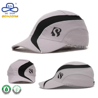 Gorra de Ciclismo BAE SHIOW de Perfil Bajo con Franja Reflectante, Ligera, Transpirable, Ajustable, para Correr al Aire Libre