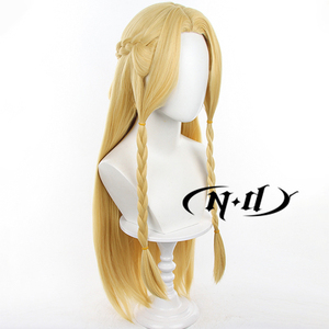 Perruque synthétique cosplay ND Marcille <span class=keywords><strong>Donato</strong></span>, bonnet en filet rose réglable résistant à la chaleur, densité 130%, Halloween, Comic Con, Coser - Product Image 6