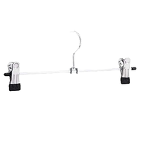 Cintres ajustables en métal robuste pour pantalons, jupes, jeans, chaussettes et sous-vêtements – Rangement de placard
