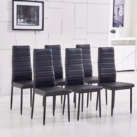 Chaise de salle à manger en cuir, siège de luxe moderne, jambes chromées, à dossier haut, échantillon gratuit