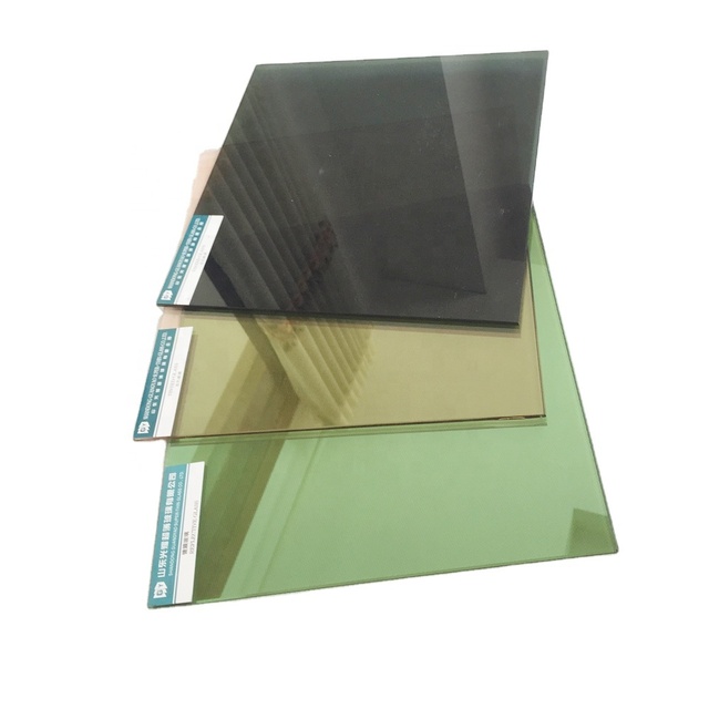 Black Reflective Film Glass Sheet