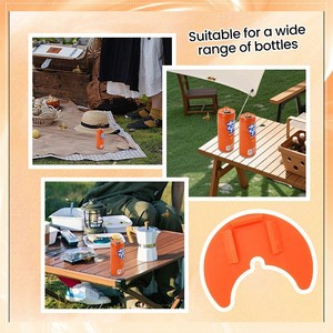 Soda Can Lid Protector Orange Plastic Reusable <b>Drinkware</b> <b>Accessory</b> - Product Image 3
