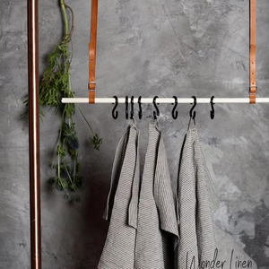 Bois Rose lin torchon délavé à la pierre doux coton torchon pour cuisine tricoté essuie-mains pour usage domestique - Product Image 4