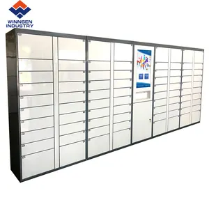 PIN Code Access Steel Software Customized Parcel Locker For Delivery Service Remote Control Platform With Android System