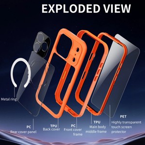 Custodia Impermeabile RedPepper Mars per iPhone 17 Pro Max, Certificazione IP68, Custodia Subacquea Impermeabile fino a 2M con Protezione Schermo Integrata - Product Image 3