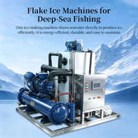 Offre Spéciale : Machine à glace en flocons industrielle pour eau de mer, 15 tonnes, pour bateaux, commerciale, portable, avec compresseur, pompe et PLC, à économie d'énergie, pour la pêche