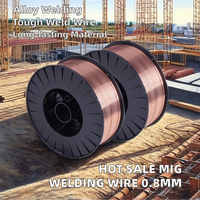 Fil de soudure d'acier au carbone de cuivre de Co2 de Mig E71T-1C personnalisable 0.8 Mm ~ 1.6 Mm"