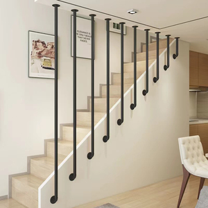 Customized Design Villa Modern Home Stair <strong>Railings</strong> <strong>Loft</strong> Staircase Fences Indoor Metal Balustrades Handrails - Product Image 5