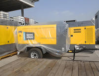 Compresseur d'air à vis pour moteur diesel portable 12 bars Atlas Copco XAS186C XATS156C XAHS166C avec auvent durable à faible coût