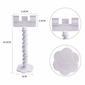 Jouet photo pour animaux de compagnie (chats, chiens, petits animaux) – Support de téléphone portable multifonctionnel en plastique à motif de dessin animé avec clip selfie - Product Image 5
