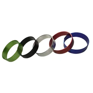 Anillos de aluminio anodizado personalizado Cnc, servicio de torneado Cnc de 100 piezas