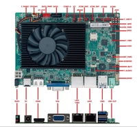 Carte mère industrielle embarquée BKHD 3,5 pouces I5-6200u I7-6500U I5-7200U Carte de développement X86 2LAN I226 6COM RS232 EDP/LVDS
