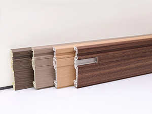 יצרן הסיטונאי מודרני דירה pvc לוח לרטט לוח לבן שחור 6 ס "מ עמיד למים עץ הרצפה קו פינה - Product Image 2